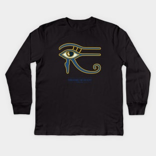 Ancient Egypt Eye Kids Long Sleeve T-Shirt